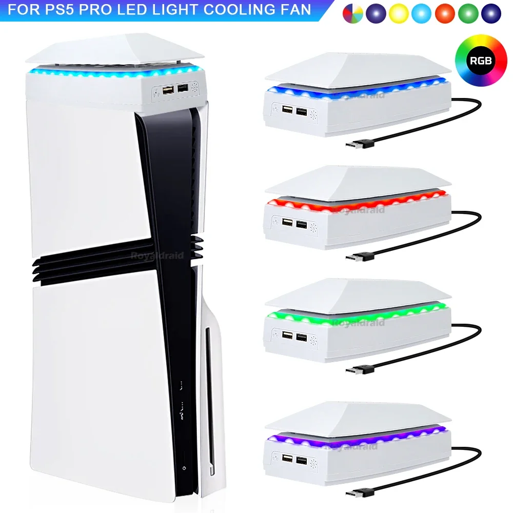 Gaming Console Buttons - Верхний охлаждающий вентилятор для PS5 PRO,