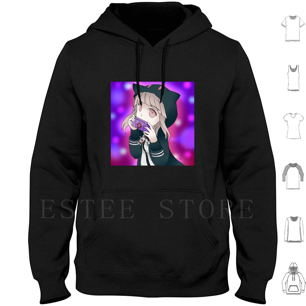 Gaming Console Keychain - Толстовки Chiaki Nanami с длинным рукавом
