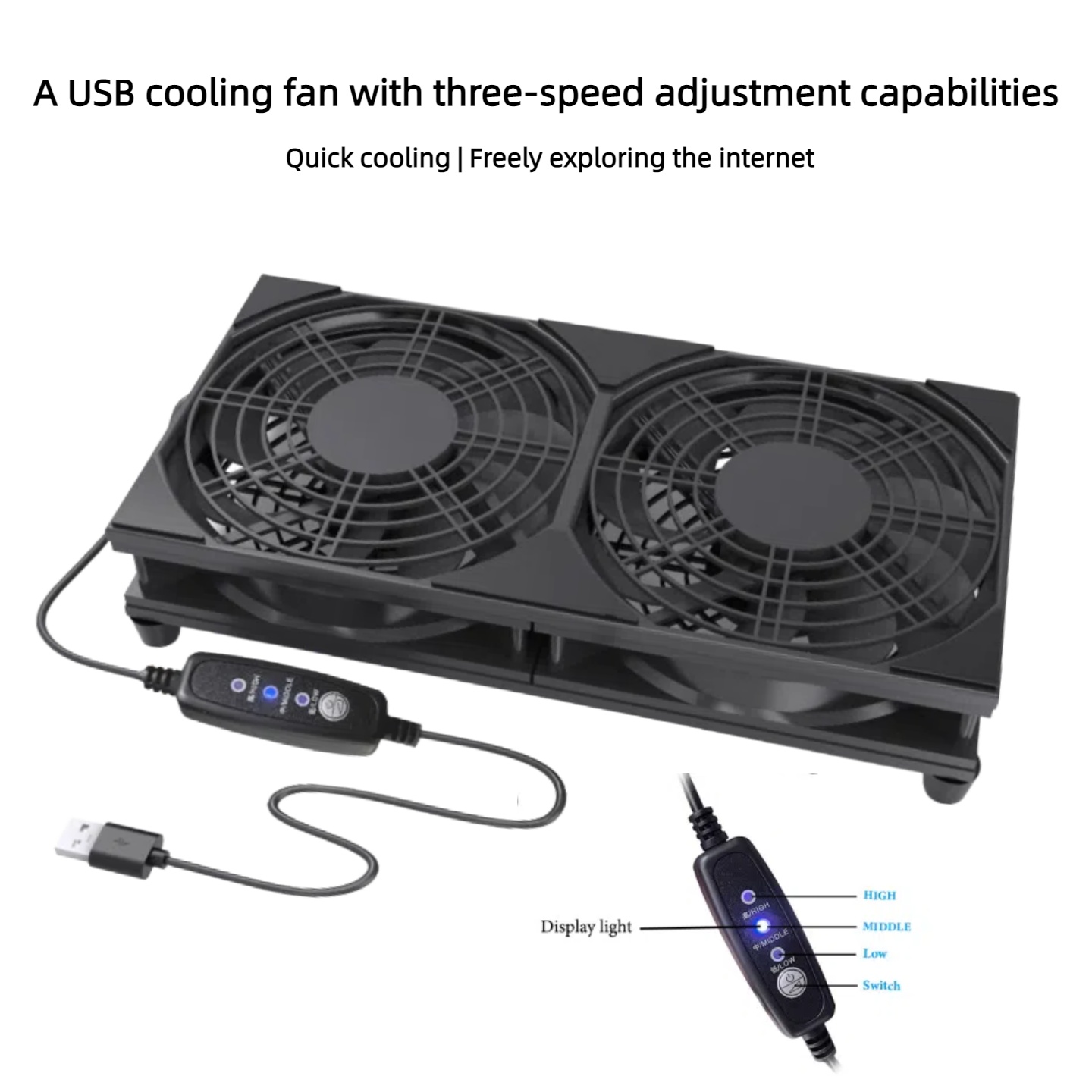 Двойной USB-вентилятор с 3-ско – обзор и цена Gaming Console In