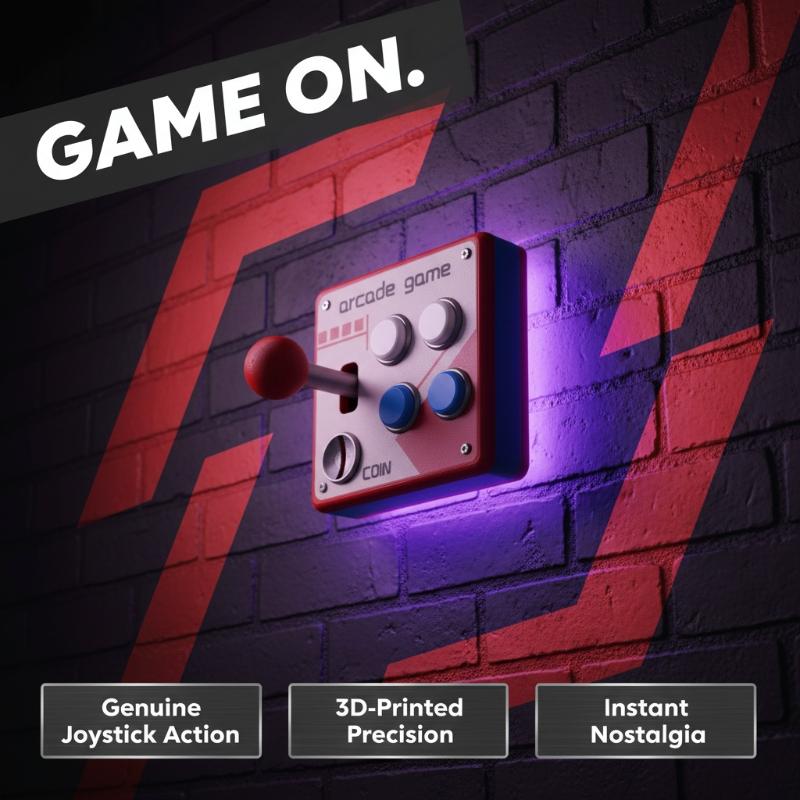 Ретро-кнопка для аркадных игр, – обзор и цена Gaming Console Buttons
